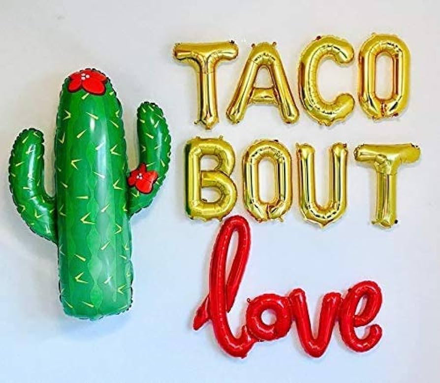 Cindo De Mayo LOVE Fiesta Bridal Shower Party Supplies Cactus Mexican Themed Banner for Anniversa... | Amazon (US)
