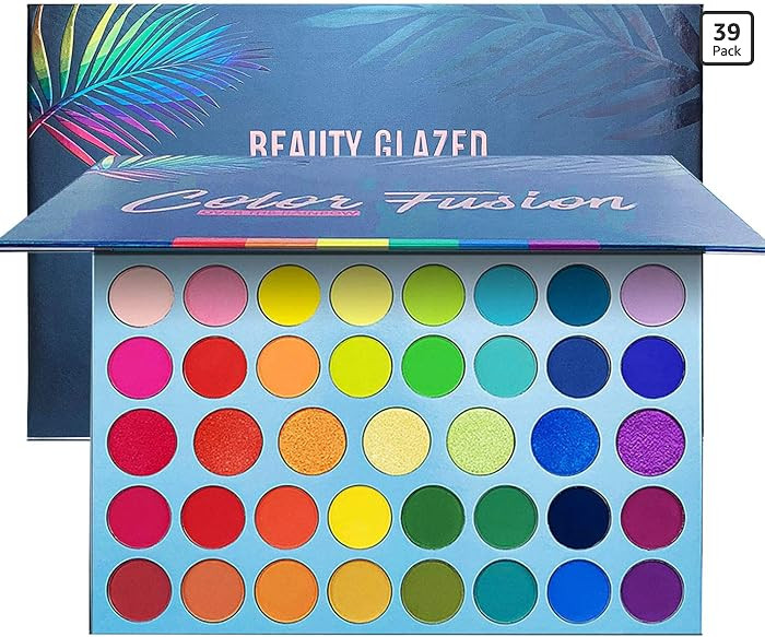 BestLand 39 Color Rainbow Eyeshadow Palette - Professional Makeup Matte Metallic Shimmer Eye Shad... | Amazon (US)
