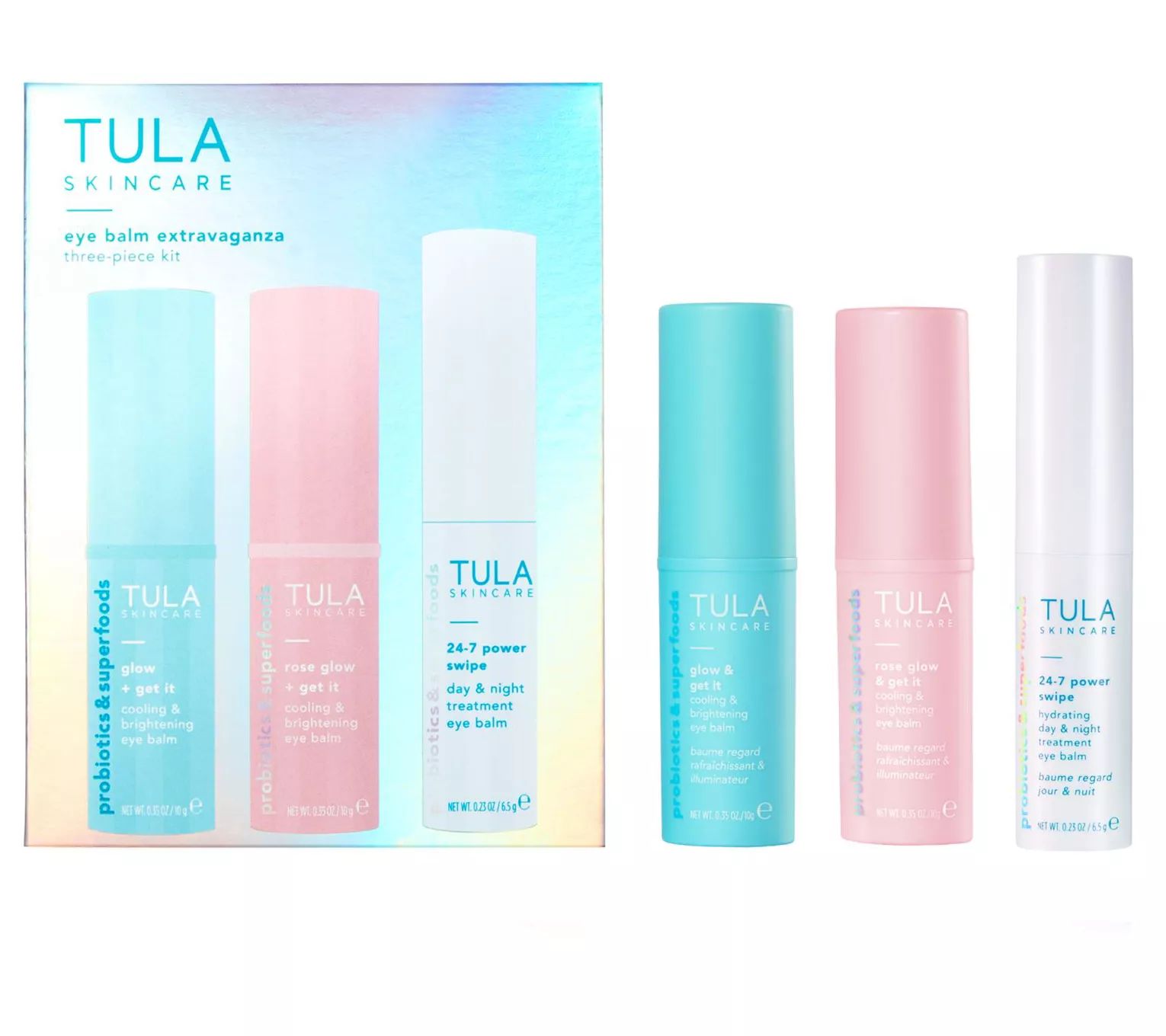 TULA Eye Balm Extravaganza 3 Piece Kit - QVC.com | QVC