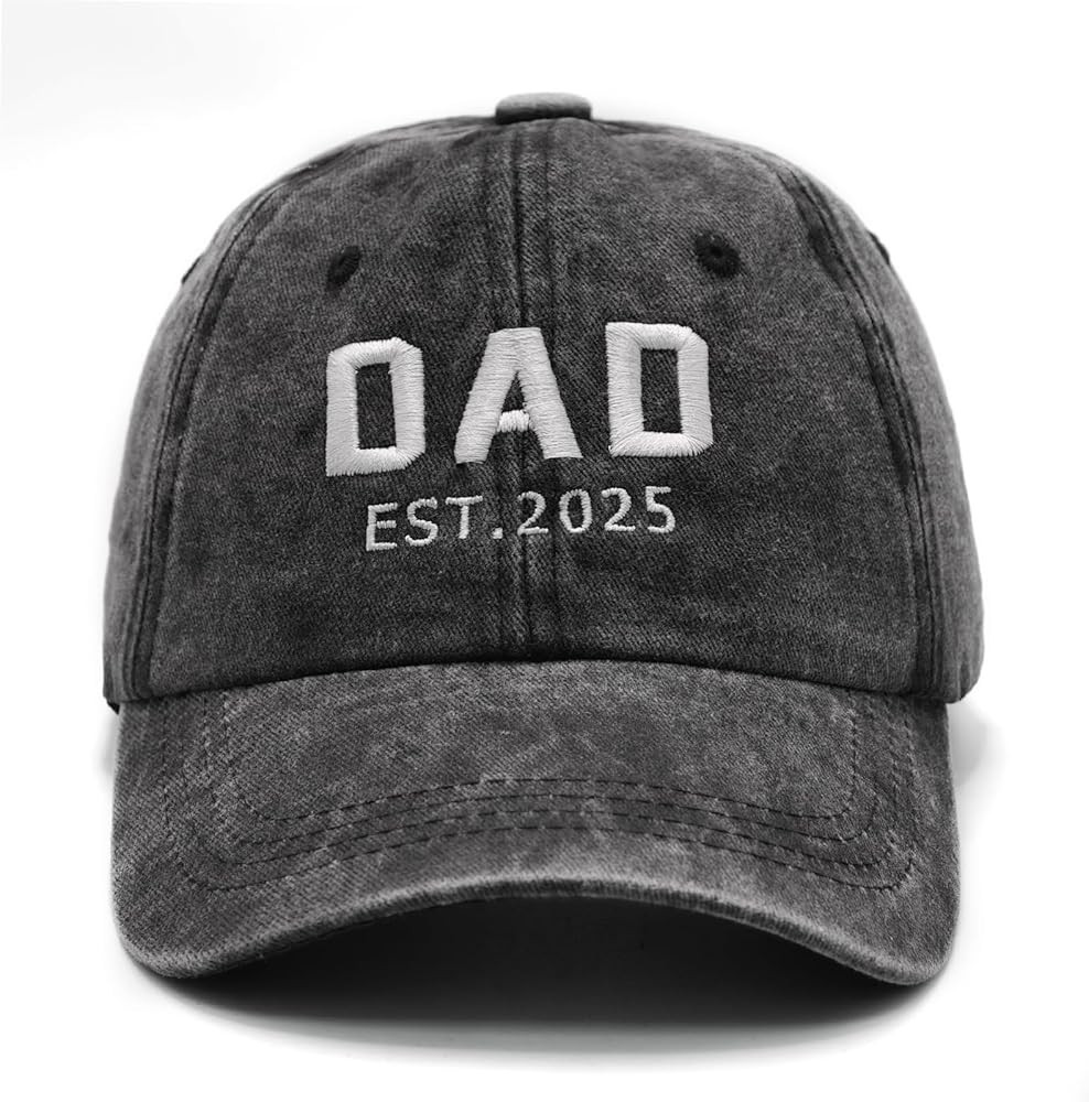 New Dad Gifts 2025, First Time Dad to be Hat, Adjustable Baseball Cap | Amazon (US)
