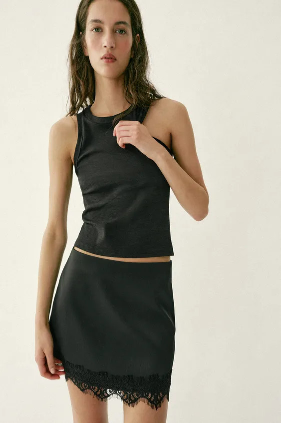 RIBBED SLEEVELESS TOP | Zara UK