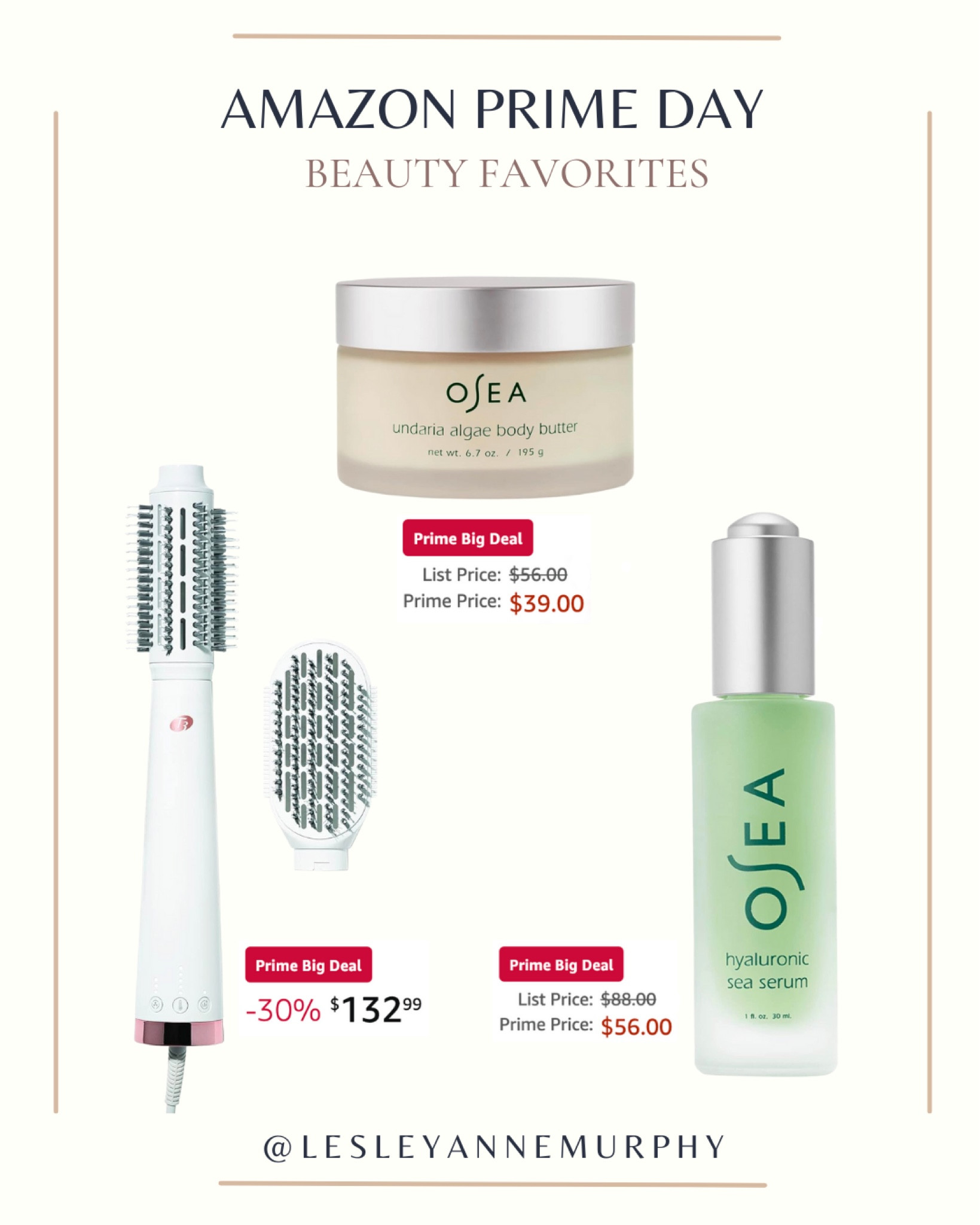 Amazon Prime Day lux beauty finds! I’m a long time lover of Osea & have been crushing on this T3 drying brush for too long. 😍

#LTKxPrime #LTKbeauty
