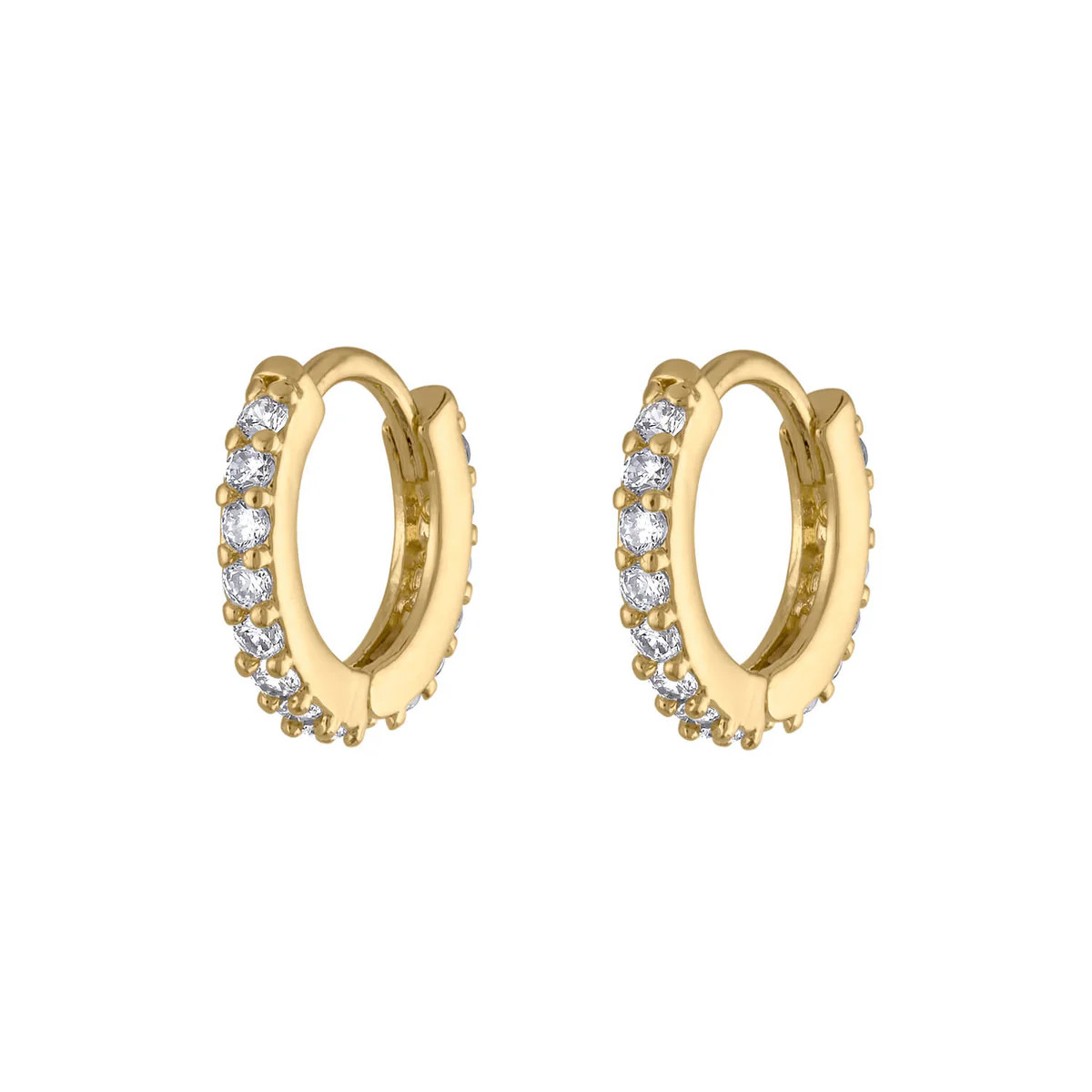 Mini Eternity Hoop Earrings | Maison Miru