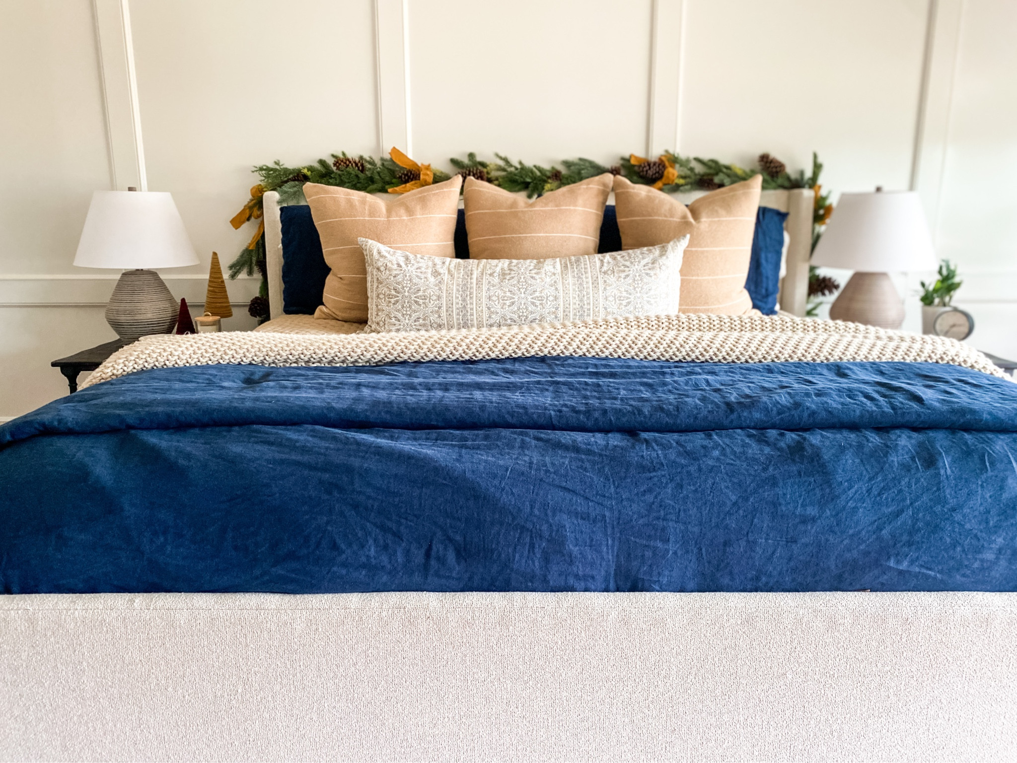 The bed garland is probably my favorite addition to my Christmas Decor this weekend!! Not only is it beautiful but this 6 ft garland from Target was so affordable! I have three to span the back of my king sized bed! 

Happy Shopping!!

#LTKhome #LTKHoliday #LTKSeasonal