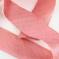 Silk Ribbon Bias Cut Dupioni Amour Pink 3/4 Inch 3 Yds Rose | Etsy (US)