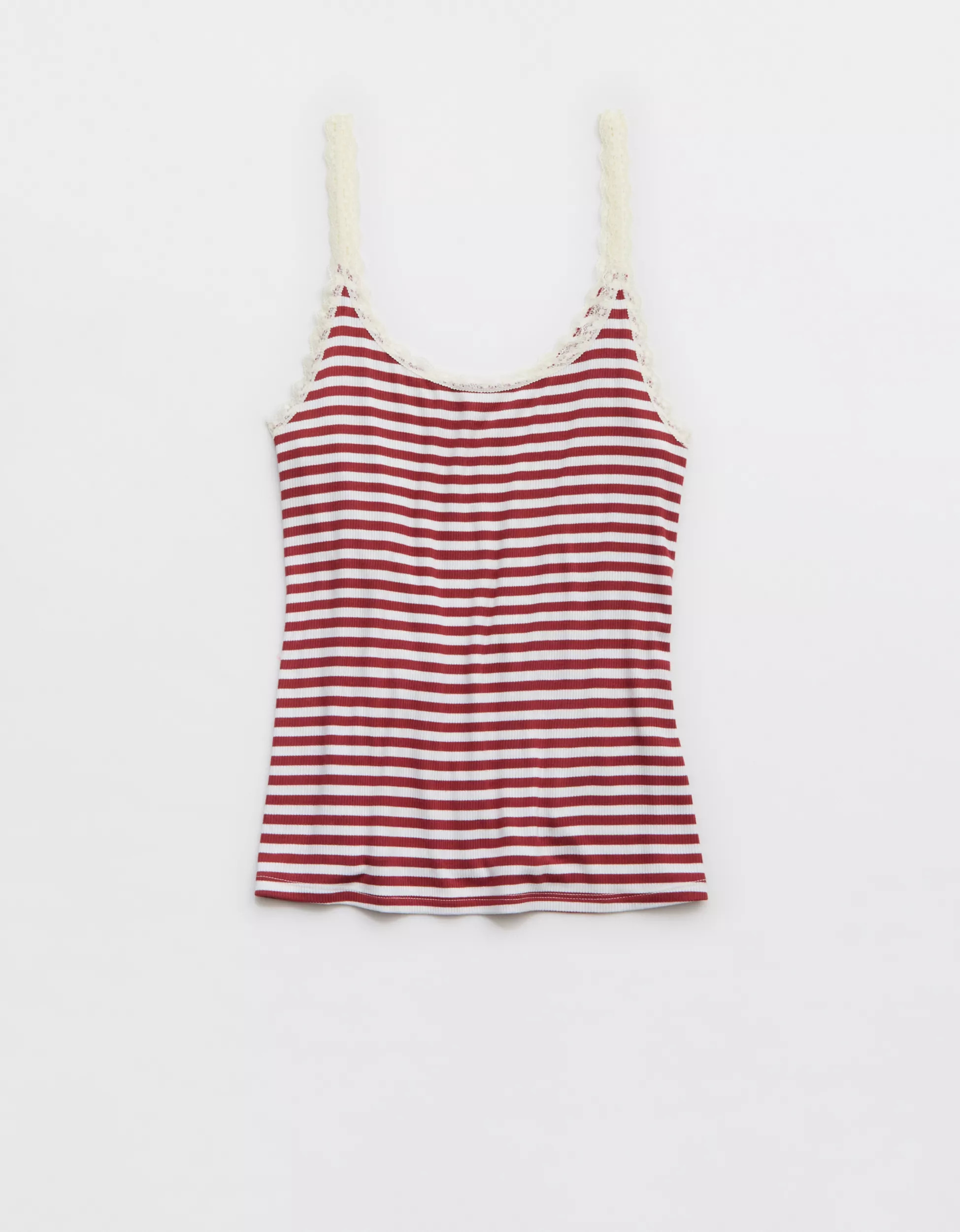 Aerie Real Soft® Lace Trim Tank | Aerie