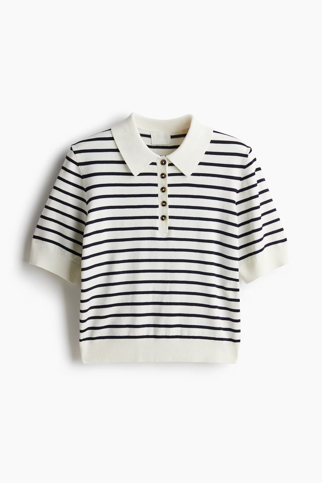 Fine-knit polo shirt | H&M (UK, MY, IN, SG, PH, TW, HK)