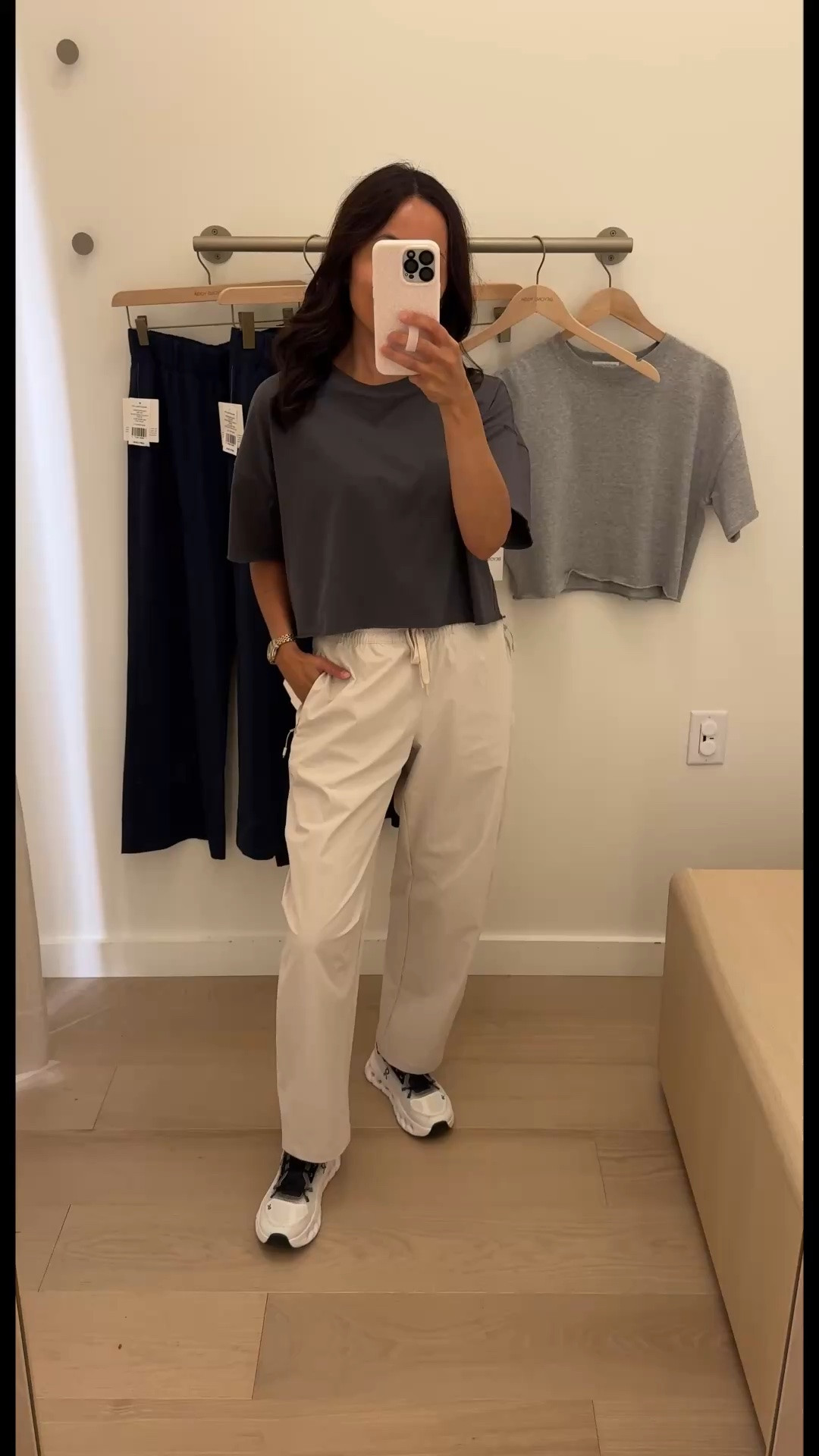 Easy athleisure pieces for comfort & style. 
- I have been leaning towards athleisure lately and I don’t feel like wearing my old favorite fitted styles. 
- I want tops and bottoms that feel loose and easy, with nice cuts and good fabric. 
- This top and these two bottoms are pretty much what I am looking for. 
- The tops look as good as as the feel. All cotton, stylish cut, with nice edging. The kind of top you would want multiple colors in. The length is cropped and hangs perfectly over high waisted bottoms; may be more cropped for longer torsos. True to size. Would be cute with denim bottoms too. 
- The wide leg bottoms are effortless. Lightweight, nice drape, comfy waistband and good pockets. Perfect for travel outfits too. I love this rich navy color. True to size; wearing regular length. 
- The light colored pants are a trendy cut with material that has structure but also feels comfy. Showing true to size, but would like to try on a size down. Would be good for outdoor excursions and travel also. 
- Favorite sneakers for walking and travel. Elastic laces for easy on and off. Nice cushioning. True to size.

#LTKActive #LTKOver40 #LTKTravel