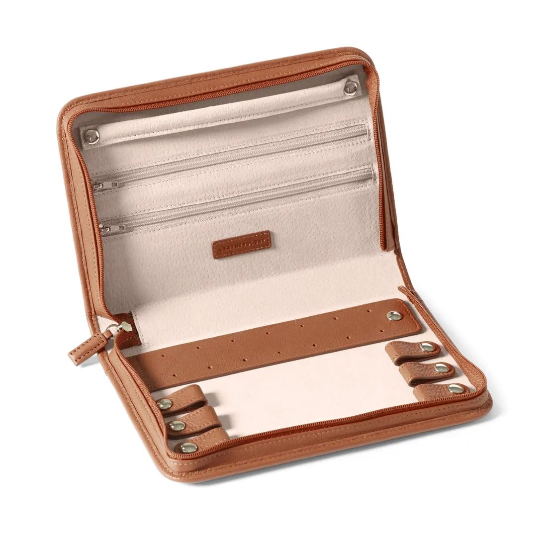 Large Jewelry Case | Full grain leather Black Onyx | Leatherology