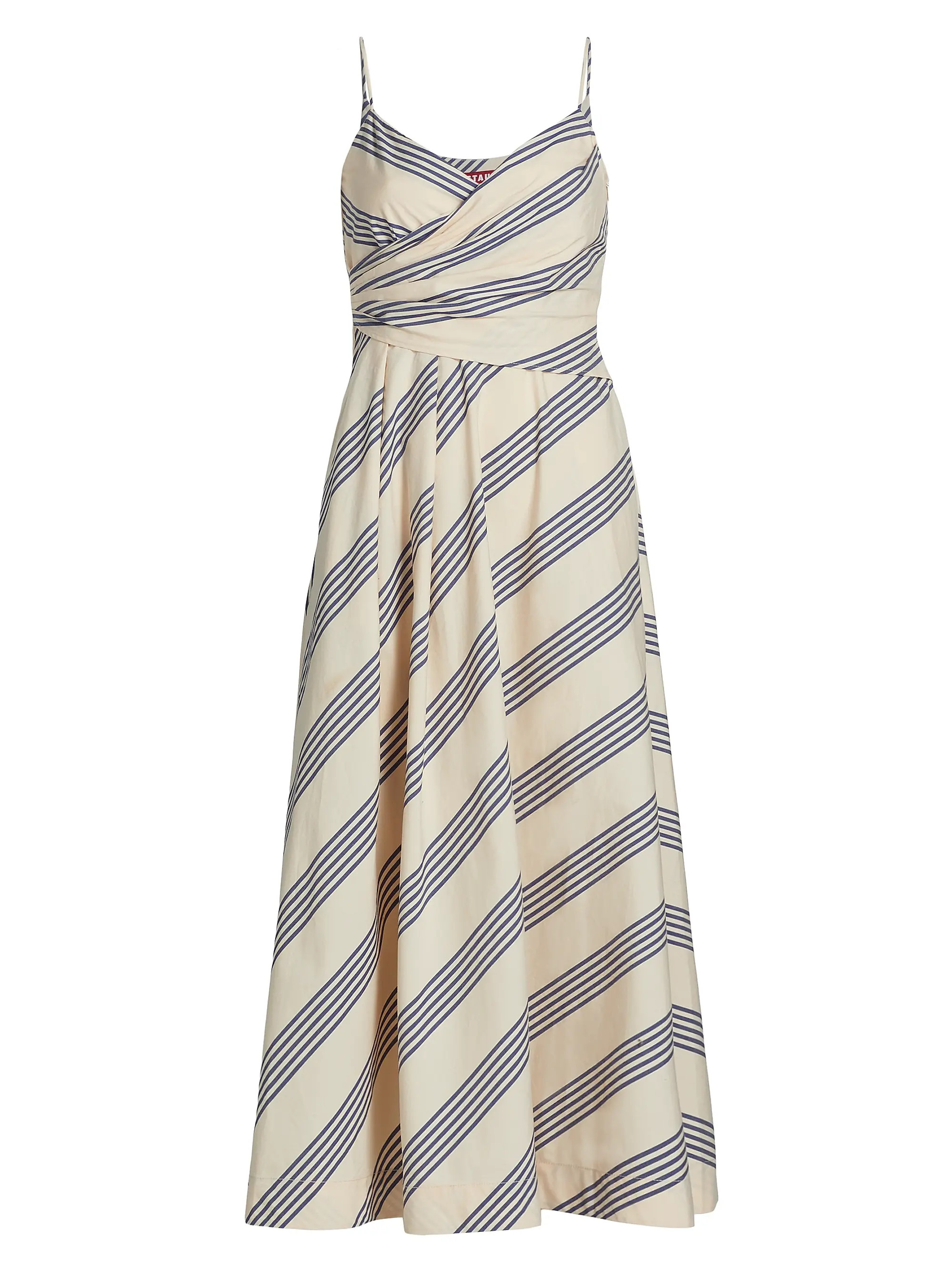 Sarah Striped Stretch-Cotton Dress | Saks Fifth Avenue