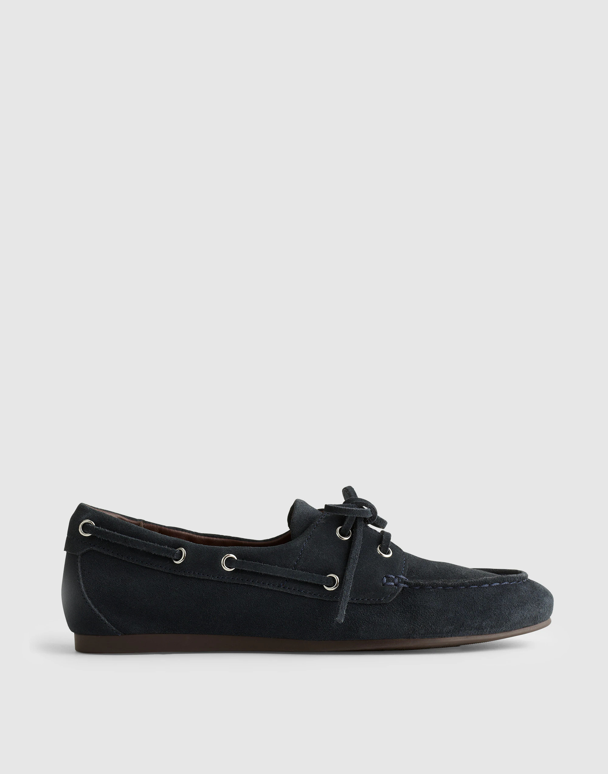The Jamie Boat Shoe in Suede | Madewell