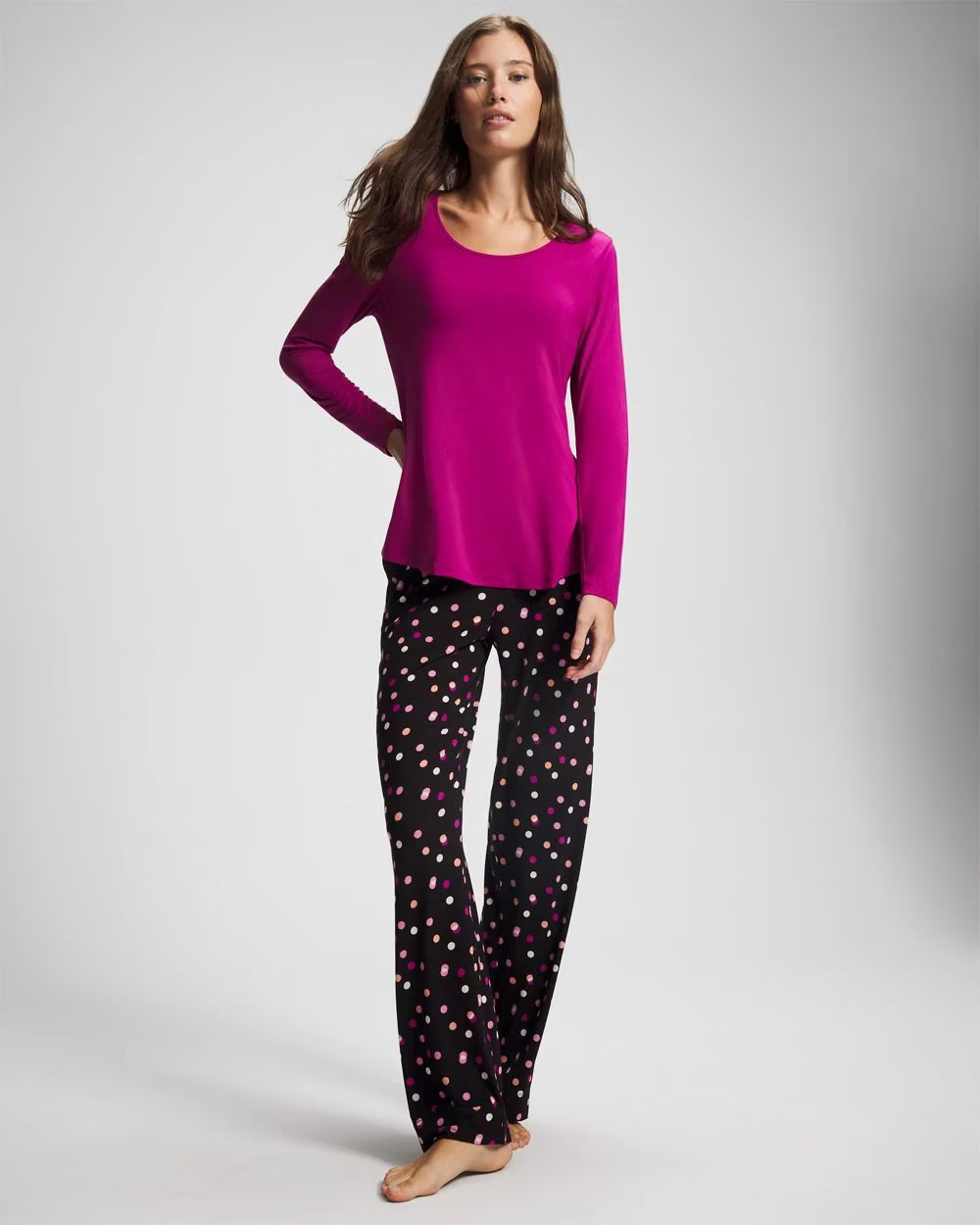 Packaged Long-Sleeve Pant Pajama Set | Soma | SOMA