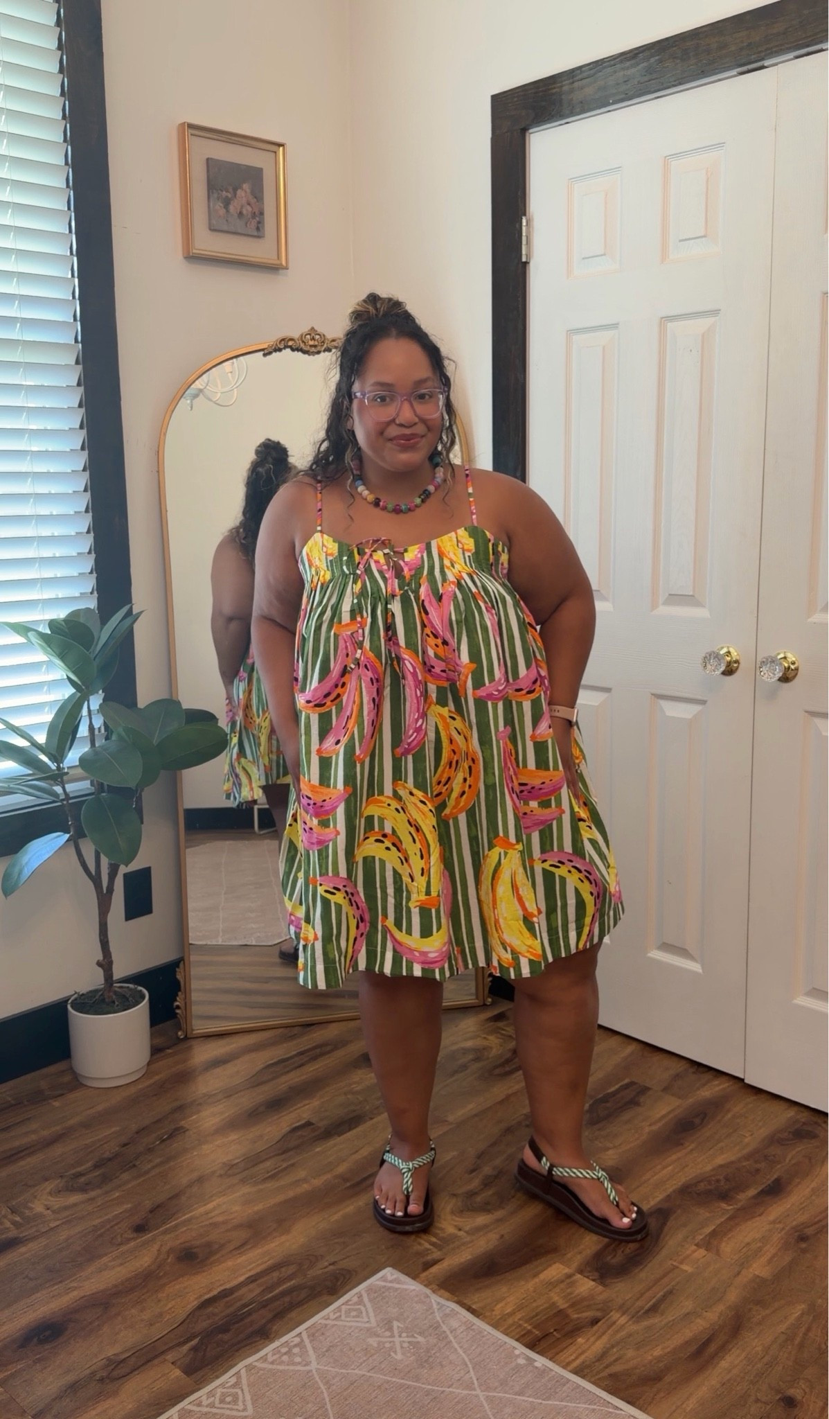 Walmart outdid themselves with this one! 🤭 this banana dress went viral and sold out so quick. It’s restocked now so run. #Walmartpartner #walmartstyle I’m wearing the XL I would size down

#LTKSaleAlert #LTKPlusSize #LTKPetite