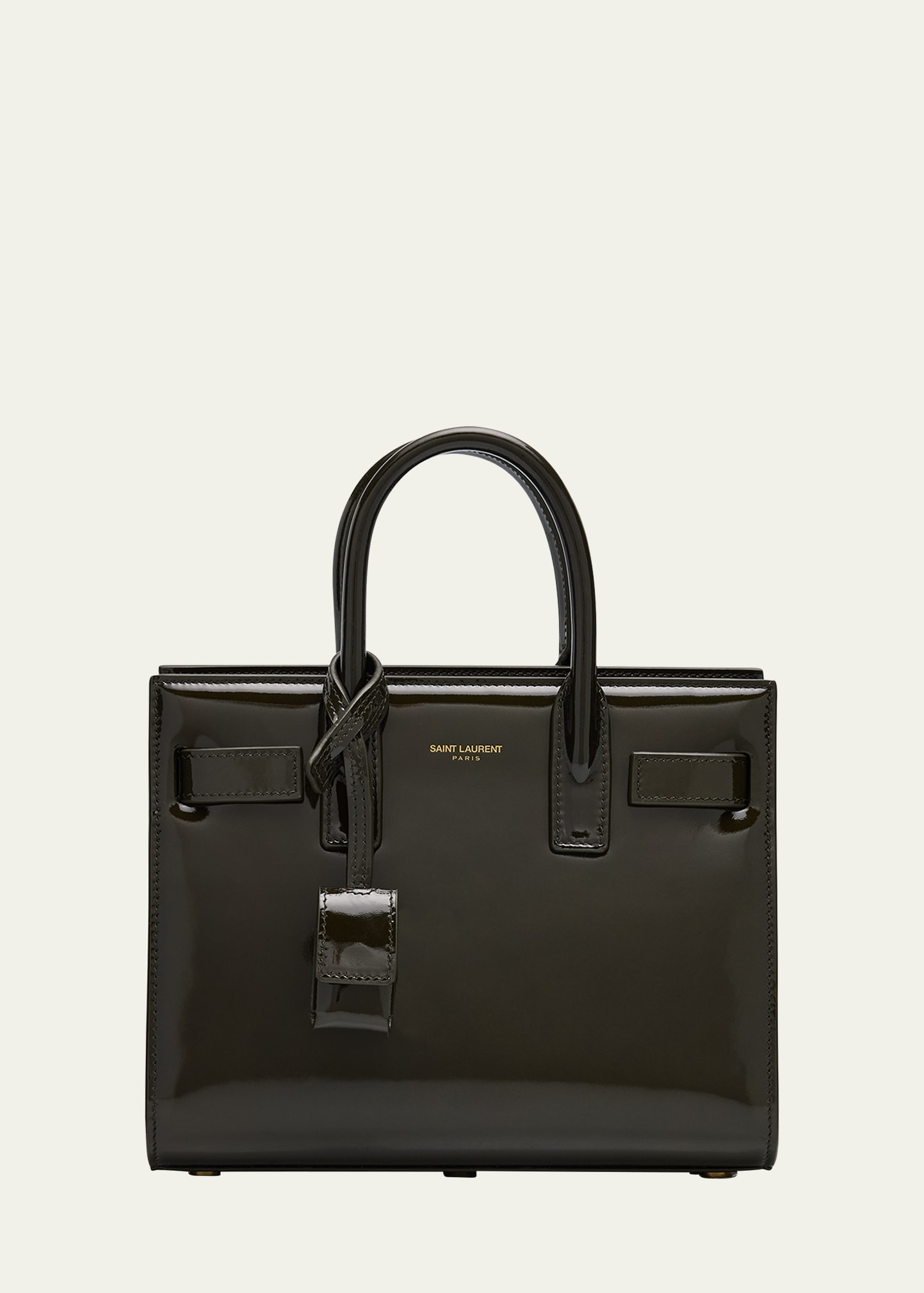 Saint Laurent Sac de Jour Nano Top-Handle Bag in Patent Leather | Bergdorf Goodman