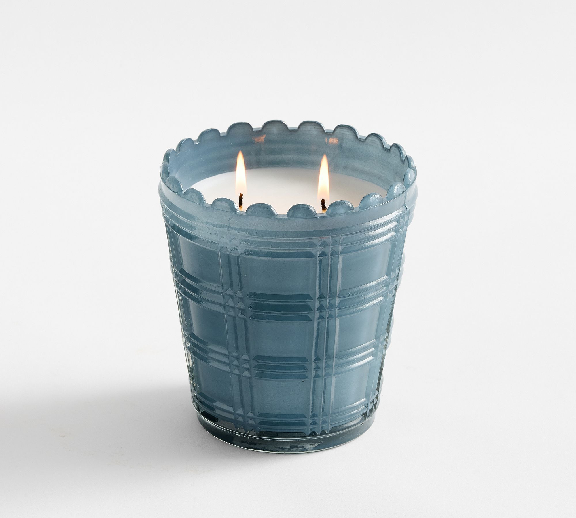 Scallop Glass Candle - Citrus Herb | Pottery Barn (US)