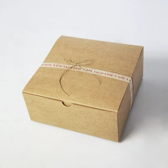 8 X 8 X 3.5 Inch Kraft Gift Boxes Set of 4  8x8x3.5 Inches - Etsy | Etsy (US)