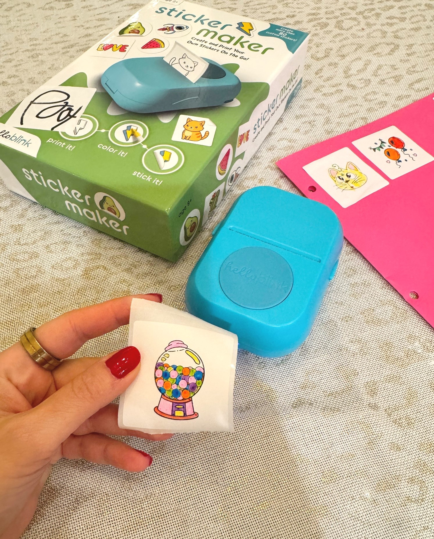 Probably one of the best gifts my kids got for Christmas! This makes such a great gift for kids, my 5 & 8 year old (and I) have been making stickers all week!

#LTKFindsUnder50 #LTKGiftGuide #LTKKids