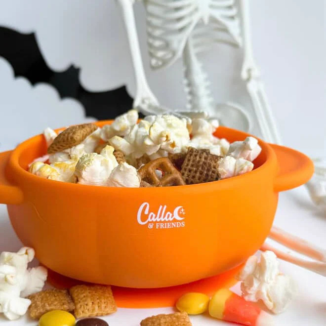 The Pumpkin Patch Suction Bowl | Calla and Friends