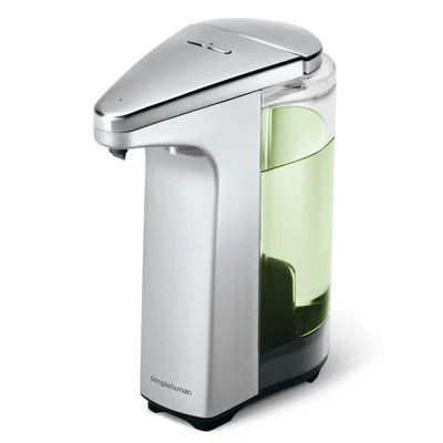 Simplehuman 8 oz. Touch-Free Sensor Liquid Soap Pump Dispenser with Soap Sample, Brushed Nickel | Wayfair North America