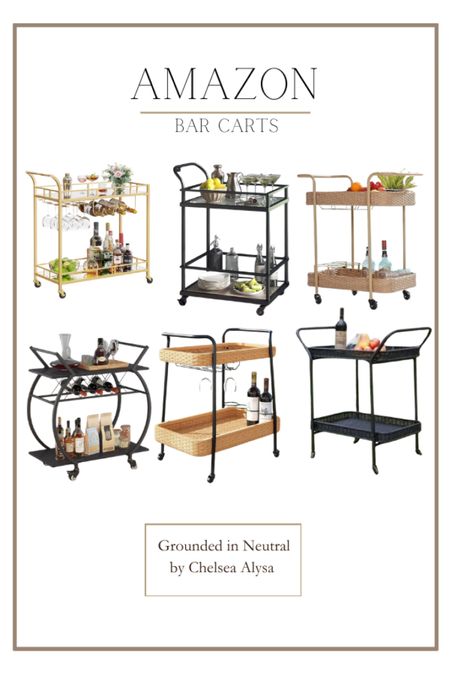 Cute and affordable amazon bar carts 

#LTKhome