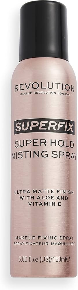 Makeup Revolution Super Fix Misting Spray, Setting Spray, Stay Matte All Day Long, Vegan & Cruelt... | Amazon (US)