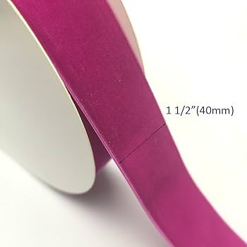 Chenkou Craft Hot Pink 25 Yards/roll 1 1/2" Velvet Ribbon Total 30 Colors Assorted Lots Bulk (Fus... | Amazon (US)