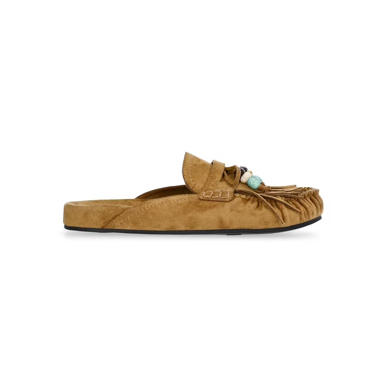 No Boundaries Women's Fringe Slip On MoccasinW NB FRINGE CLOGW NB FRINGE CLOGW NB FRINGE CLOGW NB... | Walmart (US)
