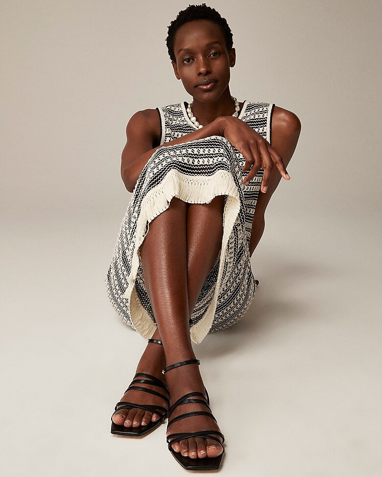 New Capri strappy sandals in leather | J. Crew US