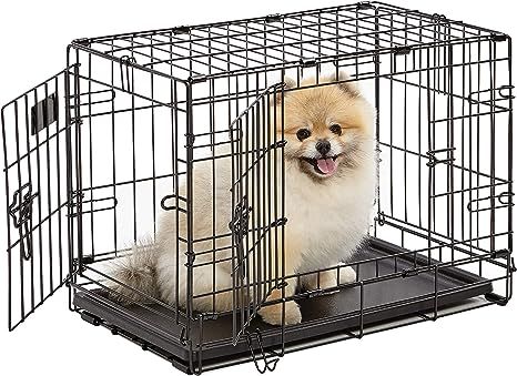 MidWest Homes for Pets Newly Enhanced Single & Double Door iCrate Dog Crate, Includes Leak-Proof ... | Amazon (US)