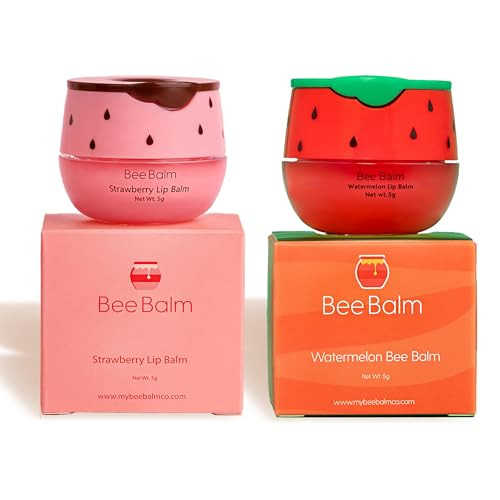 Original My Bee Balm Lip Balm - 2 Pack Hydrating Balm Honey Pot for Dry, Chapped & Cracked Lips - Enriched with Propolis, Honey & Vitamin E - Soften, Smooth & Reduce Lip Lines | Amazon (US)