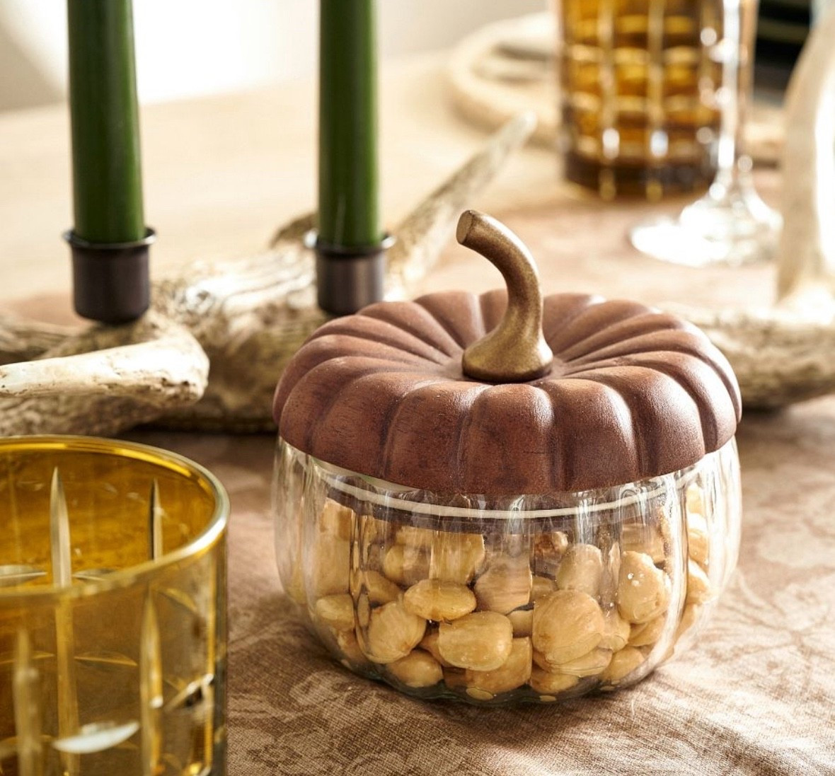 Glass Pumpkin Lidded Bowl fall

#LTKSeasonal #LTKHome