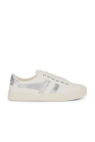 Tennis Mark Sneaker in Off White & Silver | Revolve Clothing (Global)