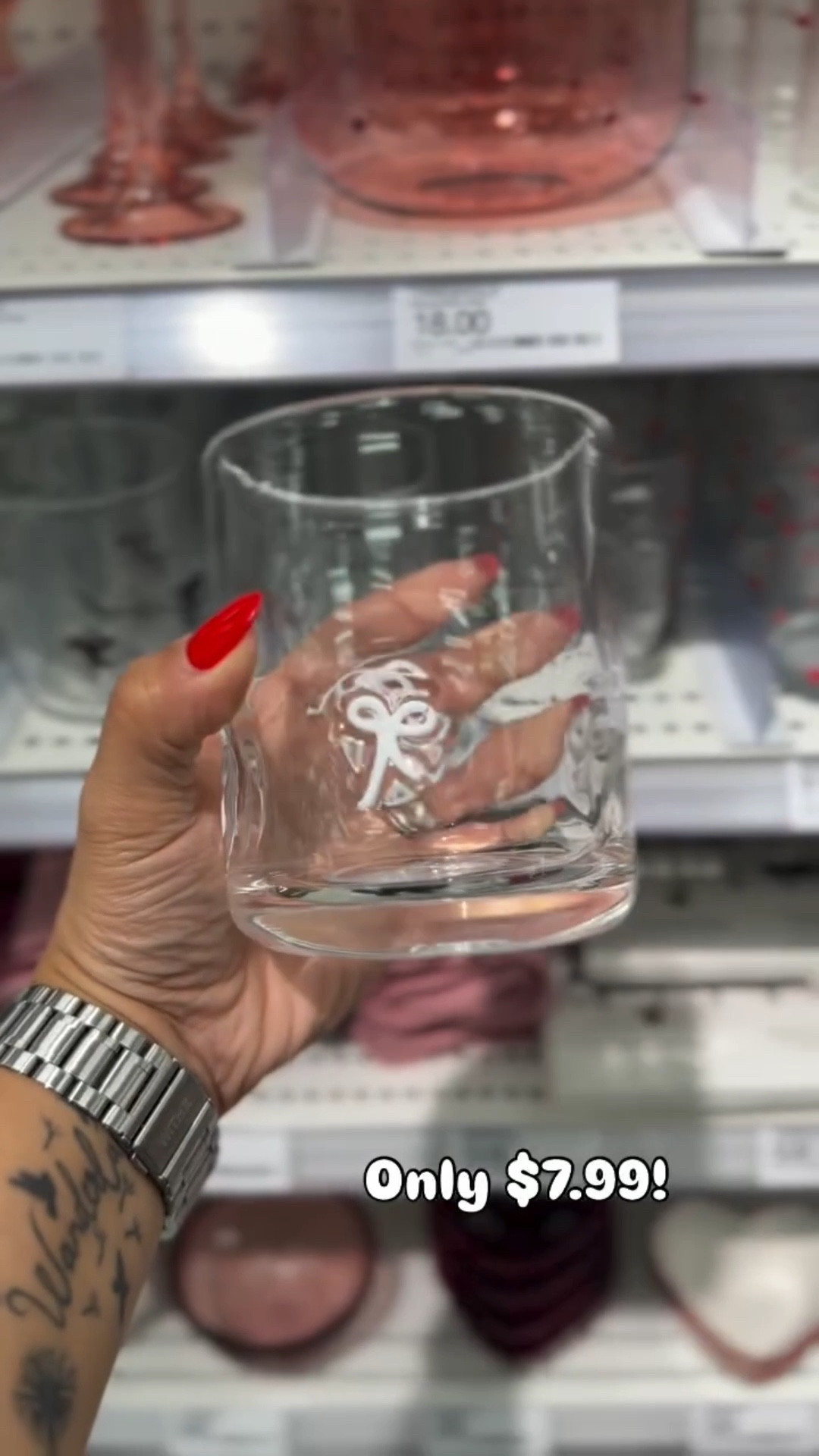 Anthro-Inspired icon glass cups for $7.99 at target! 🎯 
Comment “icon” to get the 🔗 for these adorable glass cups + follow me clearance_hunterr to get the auto reply!🫶🏼

Icon glass cups, Valentine’s Day, target haul, Target 
#coffee cups #target #targetfinds #newattarget #anthrohome targethome