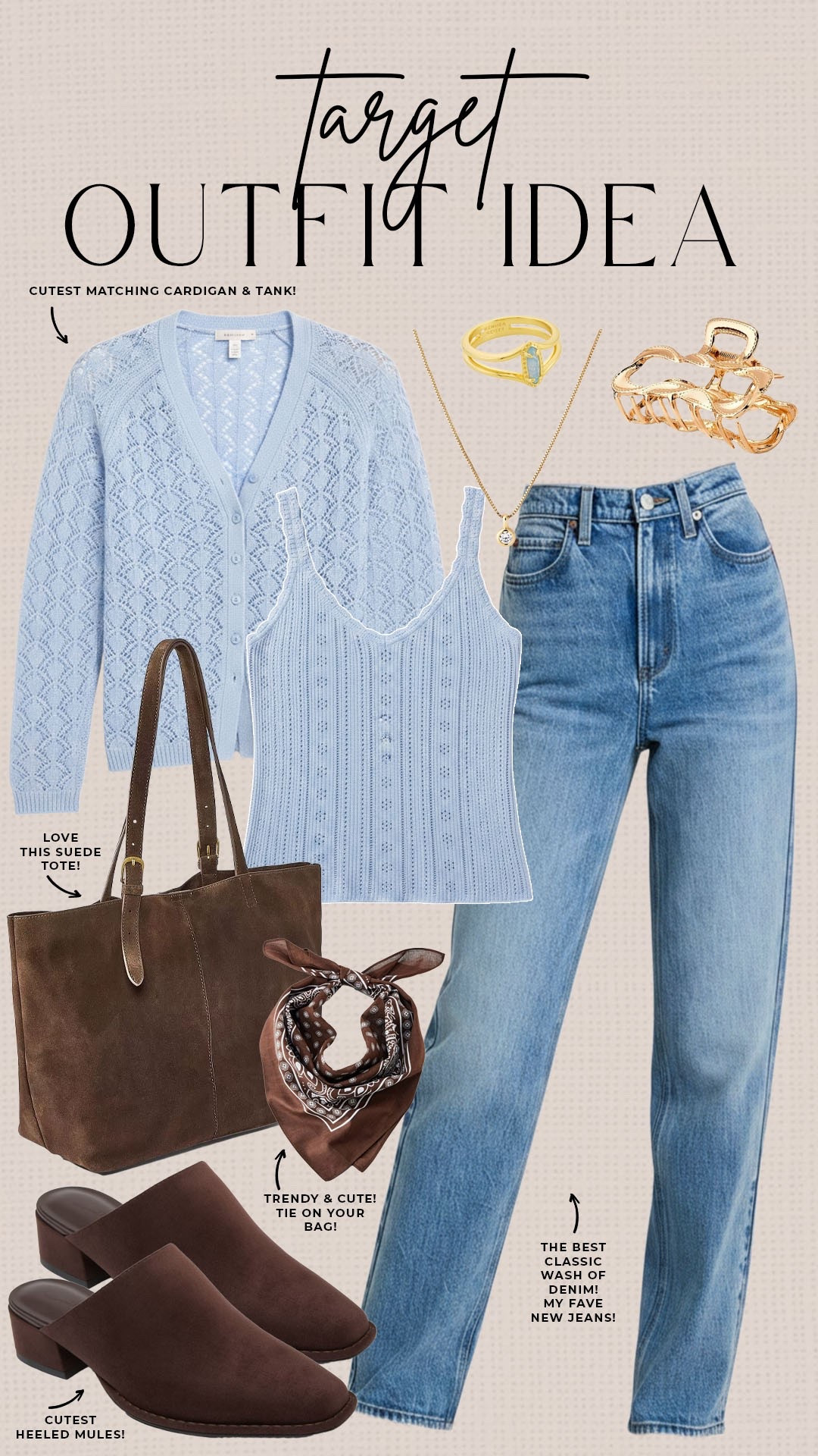 Trendy fall style from Target! 

#targetfinds

Target finds. Target fashion. Target new arrivals. Target denim. Target matching sweater set.

#LTKSeasonal #LTKootd #LTKgrwm