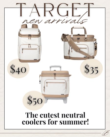 The cutest new coolers from Target for under $50! Run because these will go fast! 

#LTKSeasonal #LTKfamily #LTKfindsunder50