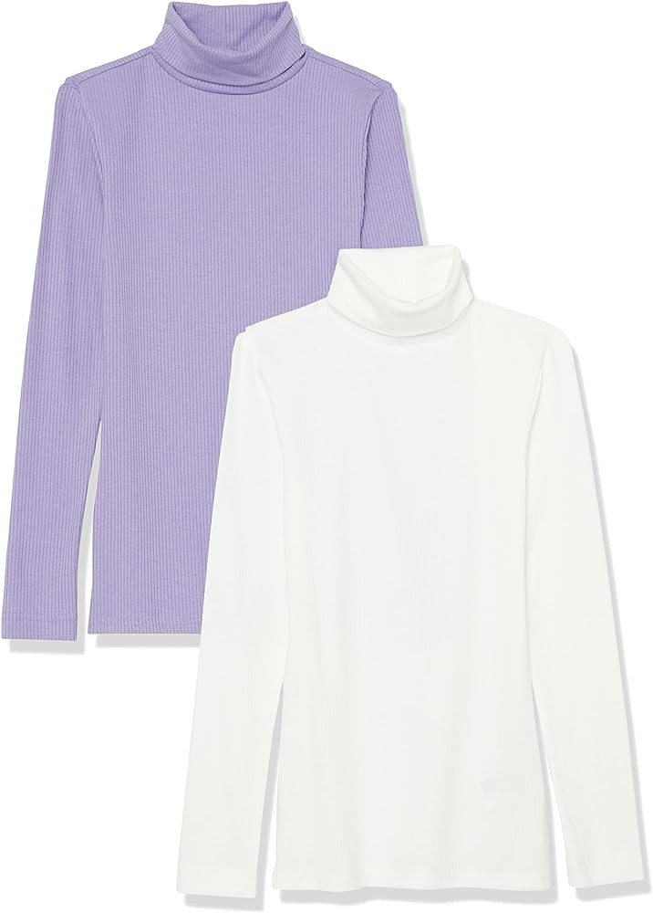 Amazon Essentials Women's Slim-Fit Layering Long Sleeve Knit Rib Turtleneck Top (Available in Plu... | Amazon (US)