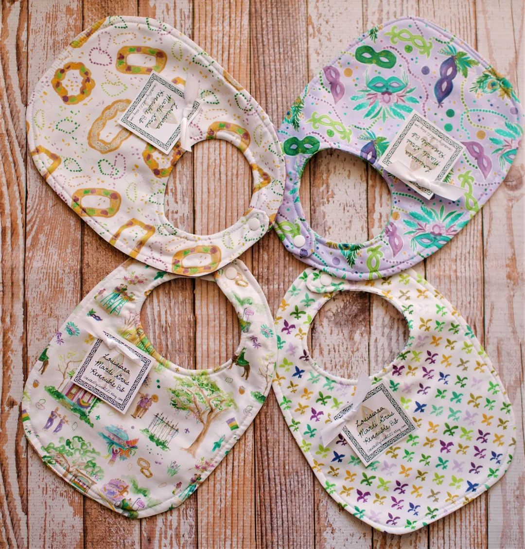 Mardi Gras Reversible Bib: 4 Choices to Pick From - Etsy | Etsy (US)