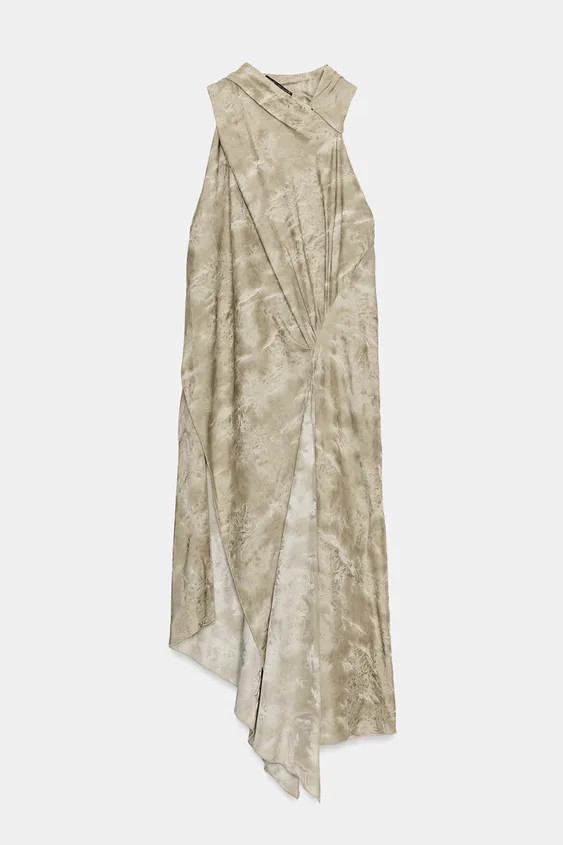 ZW COLLECTION ASYMMETRIC JACQUARD TOP | Zara US
