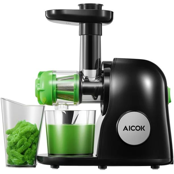 Aicok Juicer Machines, Slow Masticating Juicer with Higher Juice Yield and Drier Pulp for Vegetab... | Walmart (US)