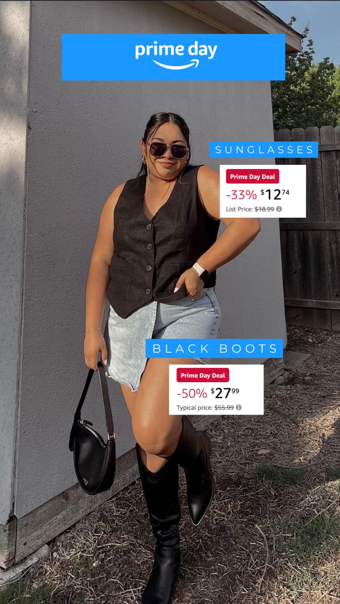 Prime day sales! One of my favorite pair of sunglasses & boots!

Prime day, Amazon finds, Amazon fashion, cowboy boots, sunglasses, prime day finds, midsize fashionn

#LTKFindsUnder50 #LTKSaleAlert #LTKMidsize