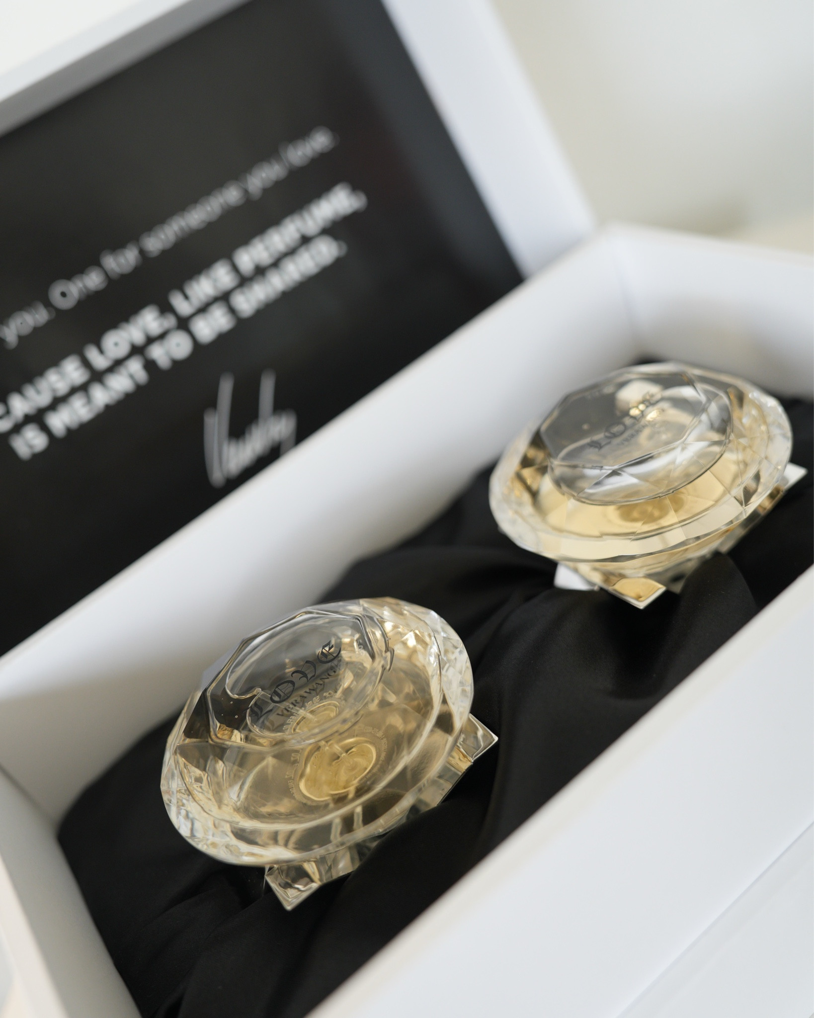  Vera Wang Love Eau de Perfume for me and a friend! I love how feminine this bottle it — look at it!

#LTKGiftGuide