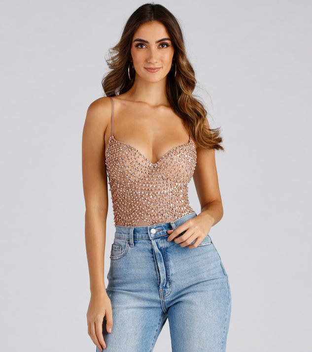 Twisted Angel Embroidered Bodysuit | Windsor Stores