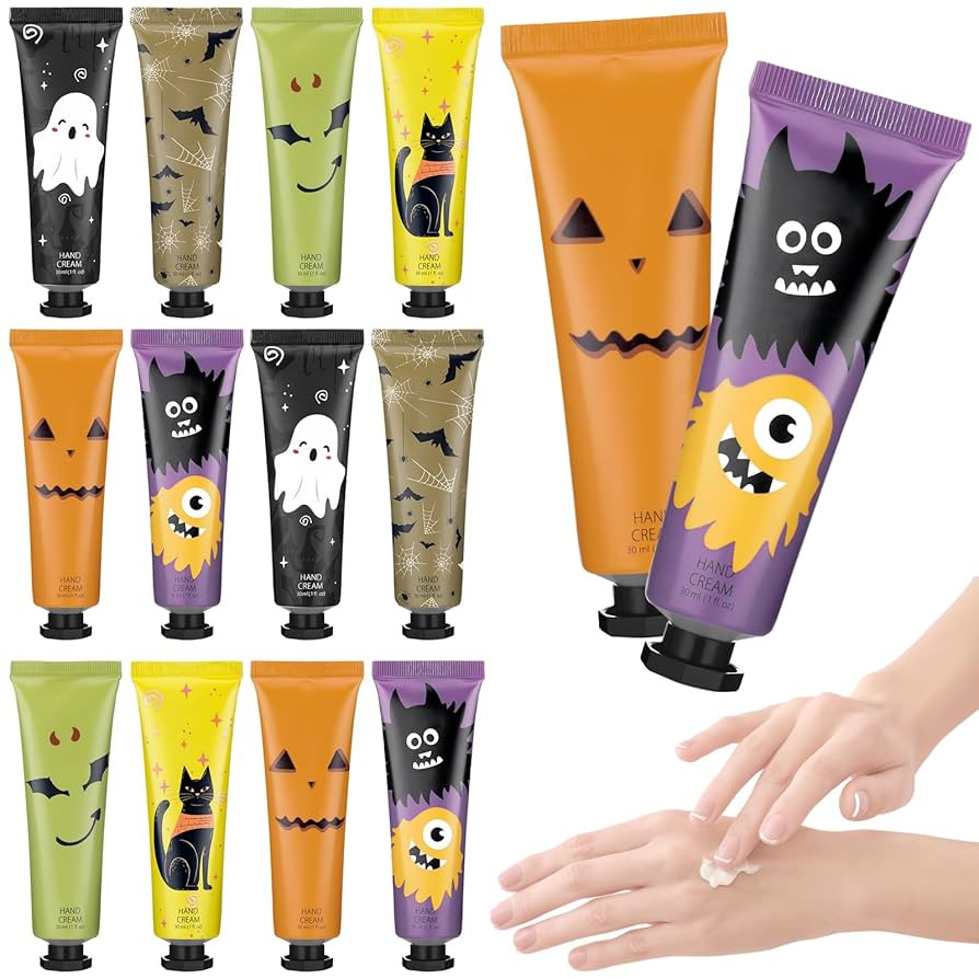 12 Pack Halloween Hand Cream Gift Sets for Women Ghost Mini Hand Lotion Bulk Travel Size Moisturi... | Amazon (US)