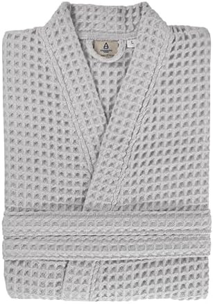 100% Cotton Waffle Kimono Bathrobe for Men & Women, Cozy Leisurewear with Functional Pockets, Com... | Amazon (US)