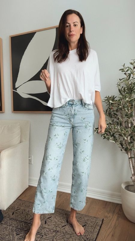 Target denim is 30% off today only making this floral jeans only $19!!! Fit true to size and they don’t have a lot of stretch! They fit super cute and I get sooo many compliments when I wear them!! 

#LTKstyletip #LTKxTarget #LTKfindsunder50