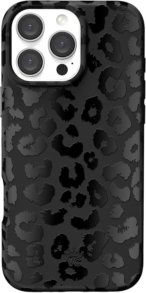 Velvet Caviar Black Leopard Cheetah Print Phone Case for iPhone 16 Pro Max - Cute Girly Protectiv... | Amazon (US)