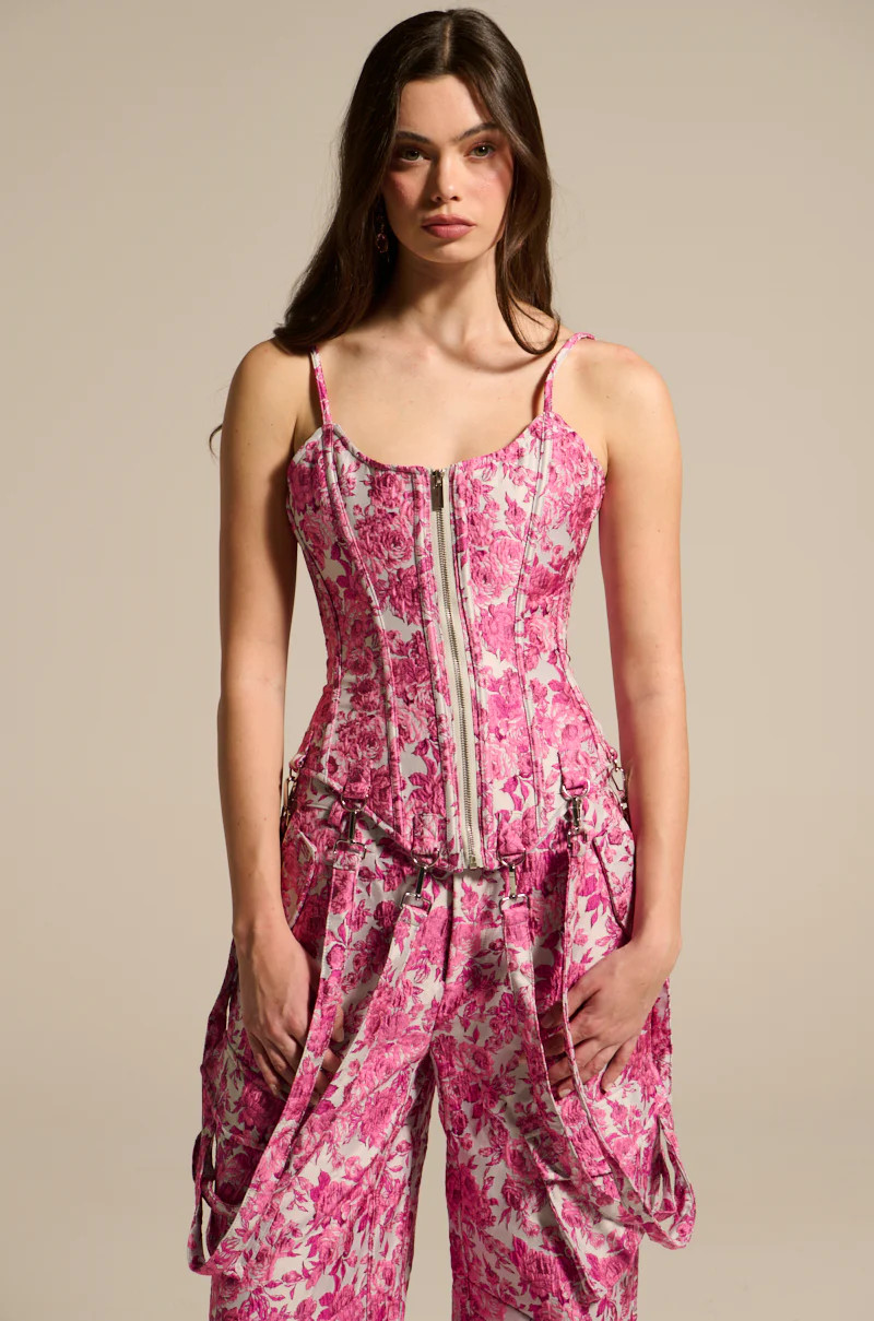 MILEY JACQUARD CORSET | AKIRA