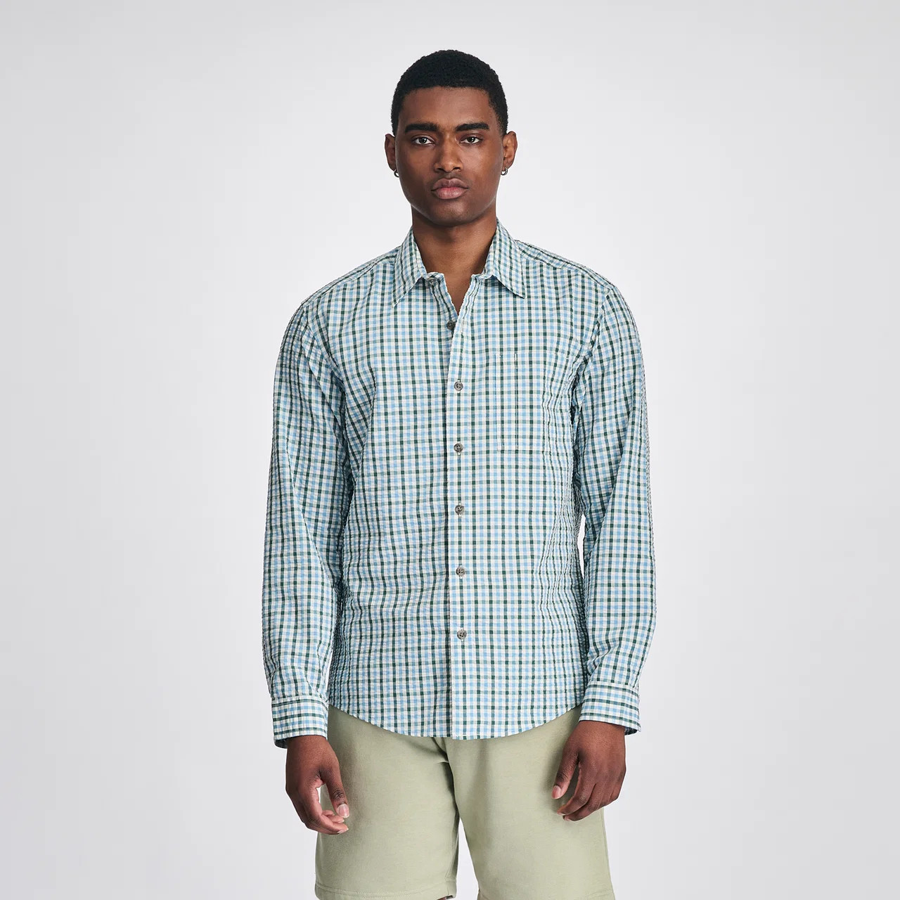Eddie Bauer Men's LS Pack It Seersucker 3.0 | Eddie Bauer US & CA