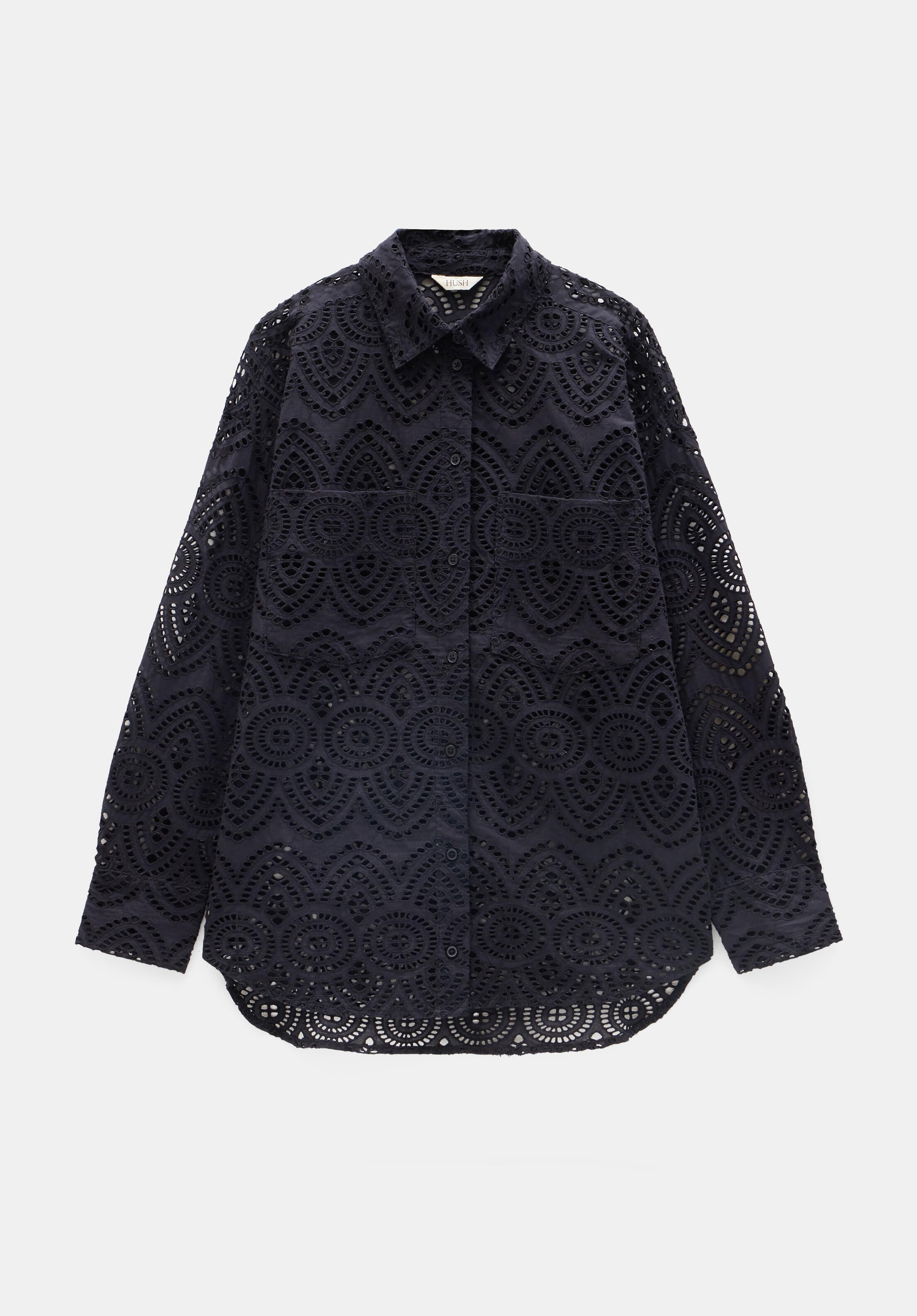 Cotton Broderie Shirt | Hush UK