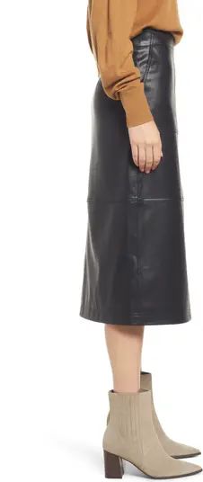 Treasure & Bond Stitch Detail Faux Leather Skirt | Nordstrom | Nordstrom